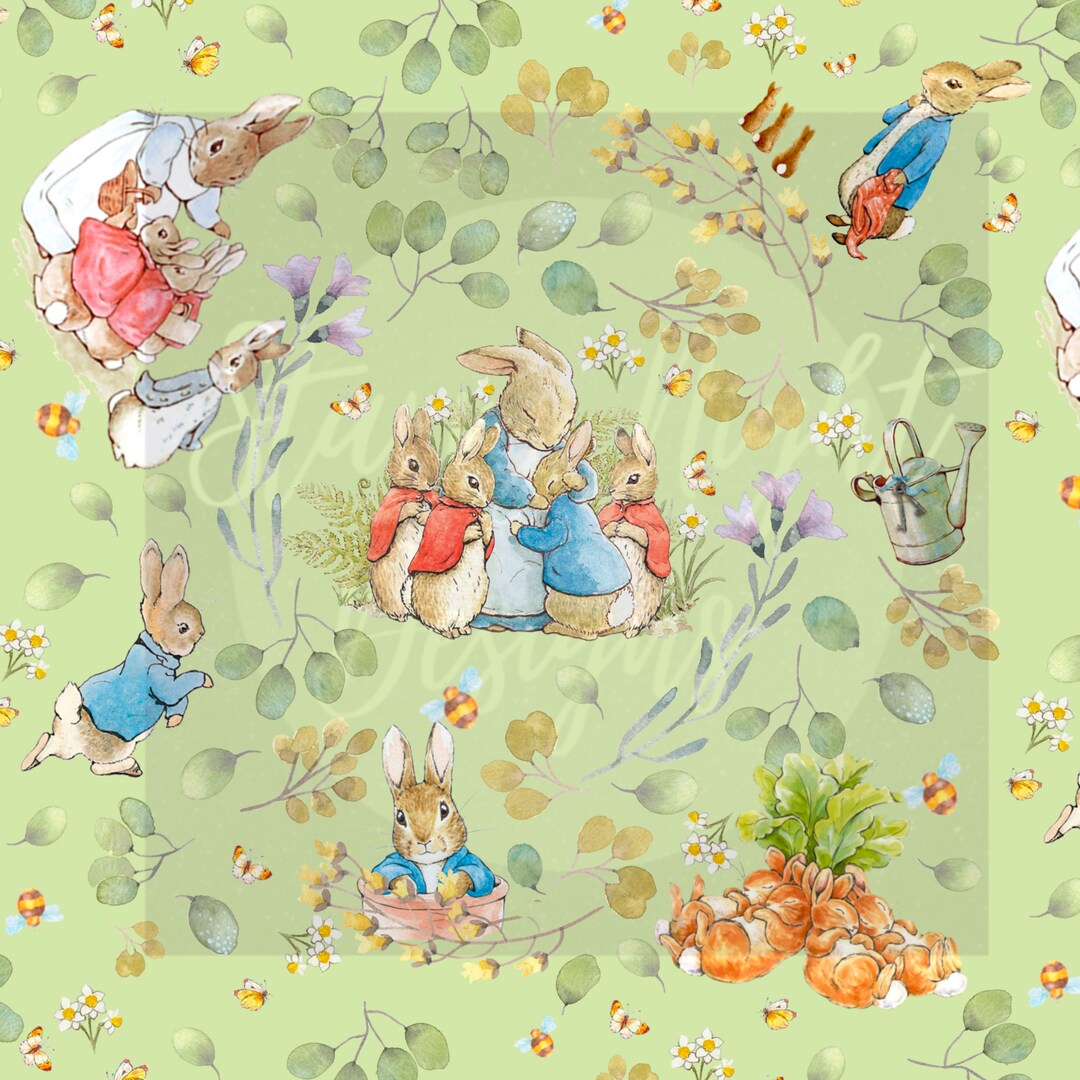 Peter Rabbit Seamless Design , Surface Pattern Design, Illustration ...