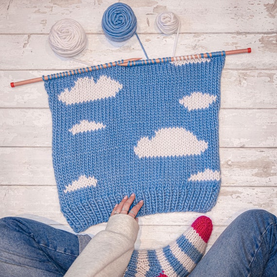 Knitting Pattern Cloud Nine Cardigan Pattern Chunky Knit Cardigan