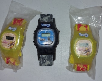 Vintage Lot of 3 Wristwatches- Robots The Movie