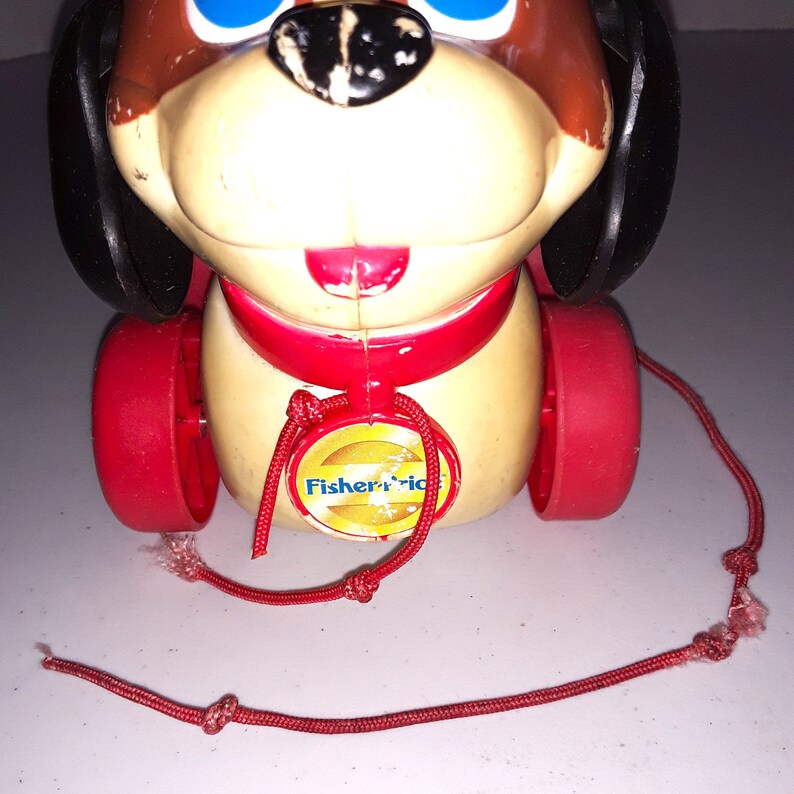 Vintage 1973 Fisher Price Dog Pull Toy : RARE - Etsy