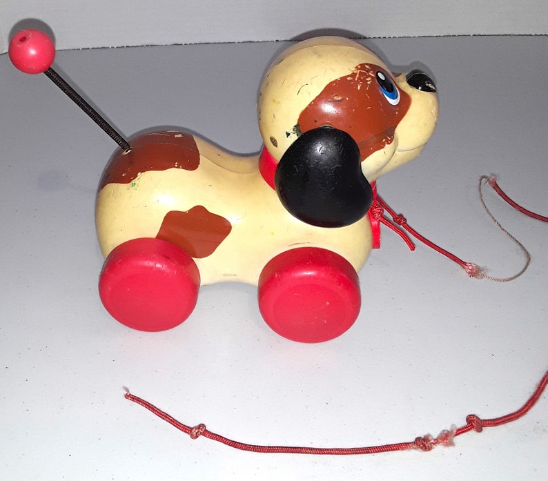 Vintage 1973 Fisher Price Dog Pull Toy : RARE - Etsy