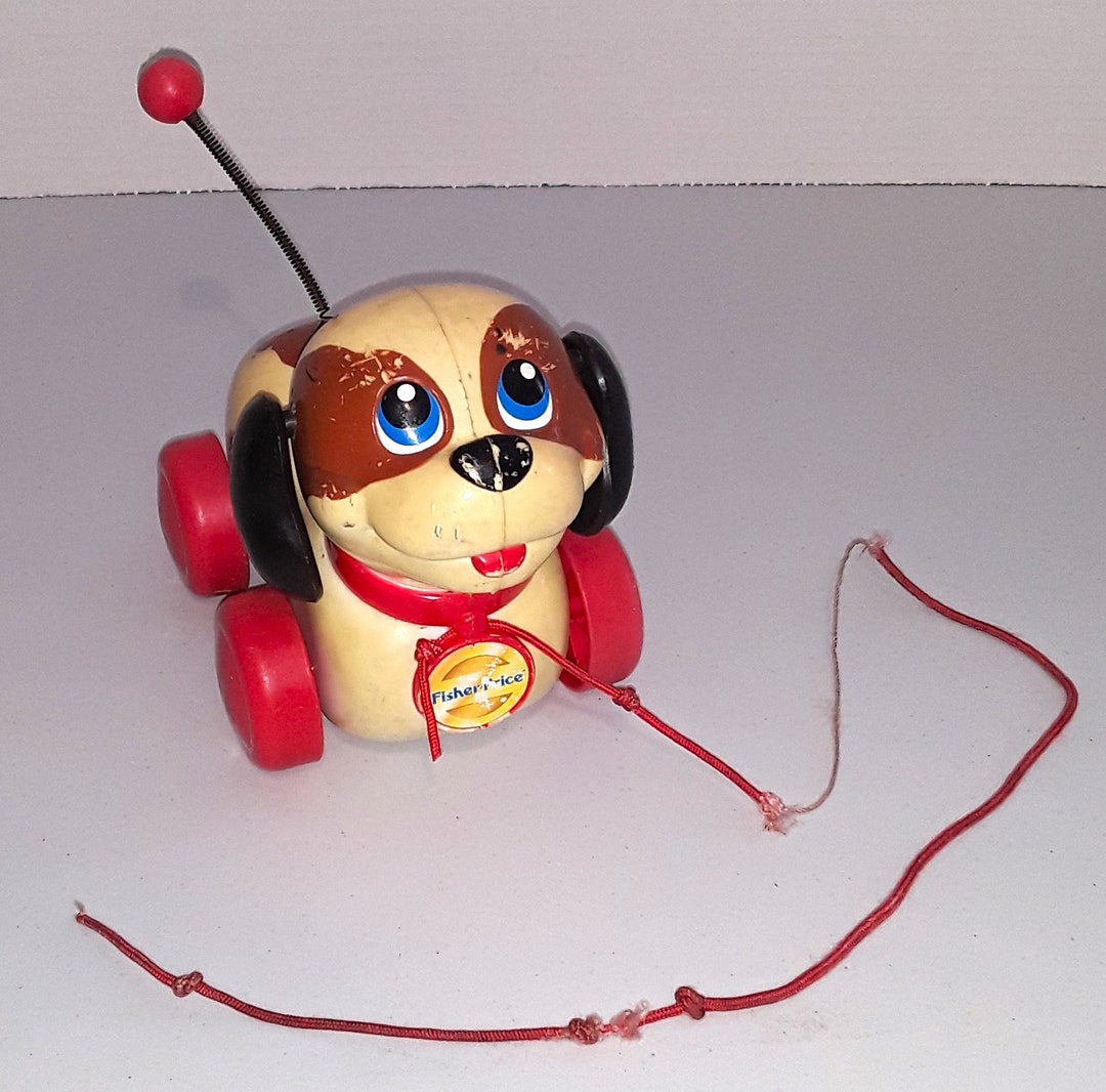 Vintage 1973 Fisher Price Dog Pull Toy : RARE - Etsy