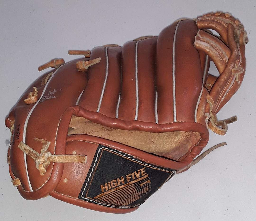 Vintage High Five Baseball Glove Etsy