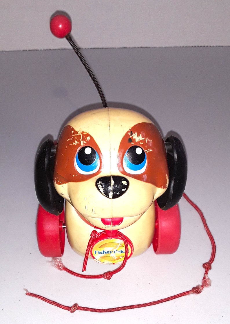 Vintage 1973 Fisher Price Dog Pull Toy : RARE - Etsy