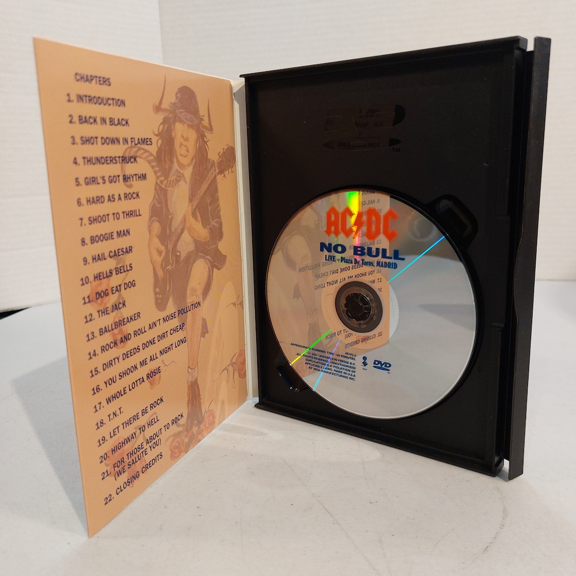 AC/DC: No Bull - Live Plaza De Toros Madrid 1996 DVD (elektra 2001) - Etsy