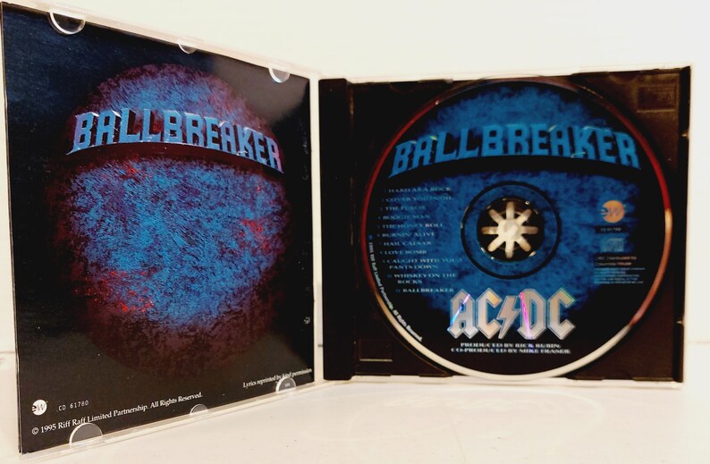 AC/DC Ballbreaker CD, 1995 image 2