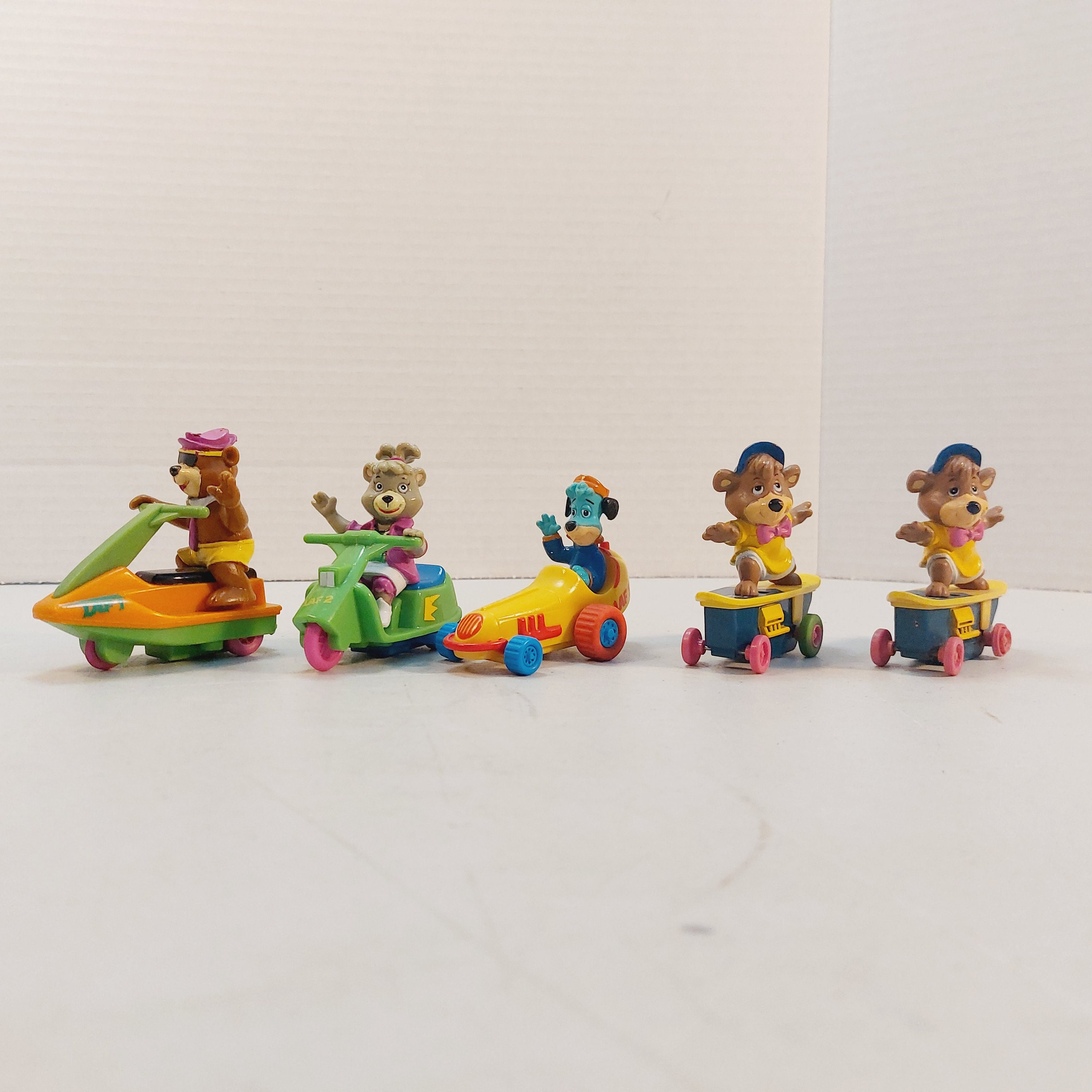 Vtg 1991 Hanna-barbera Yo-yogi Happy Meal Toys -lot of 5 - Etsy