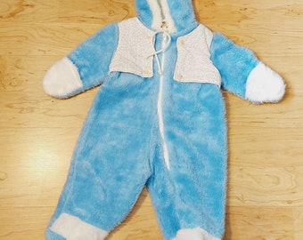 Vtg Baby Snowsuit Unisex size 6-9 Mths