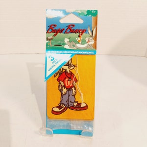 Vtg 1996 Bugs Bunny 3 in a pack Air Fresheners- new old stock