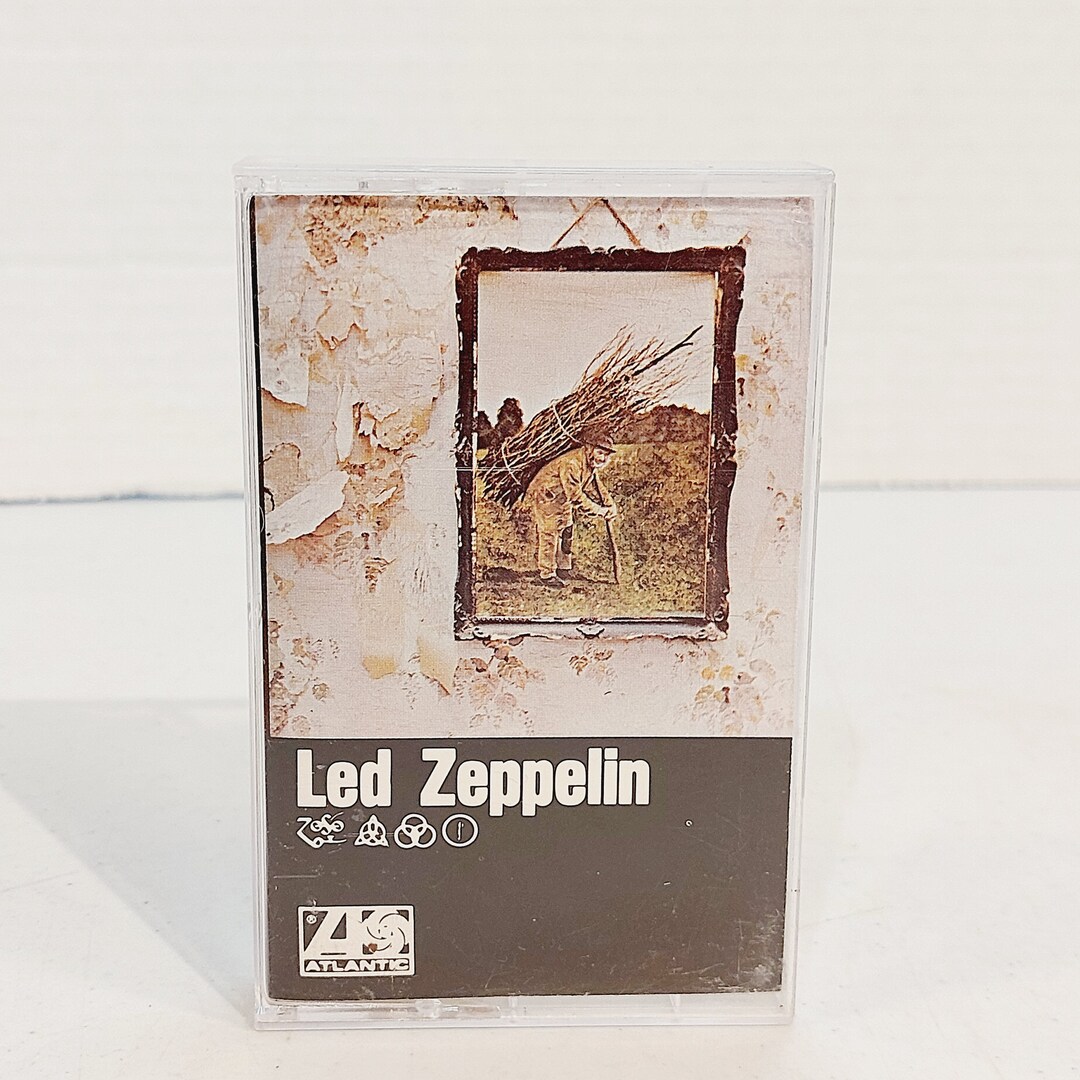 Led Zeppelin IV Zoso 4 Symbols cassette Tape, 1972 Tested and Works Etsy