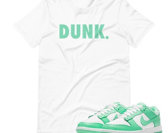 green glow dunks graphic tee