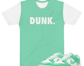 green glow dunks graphic tee