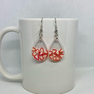 Strawberry Teardrop Earrings