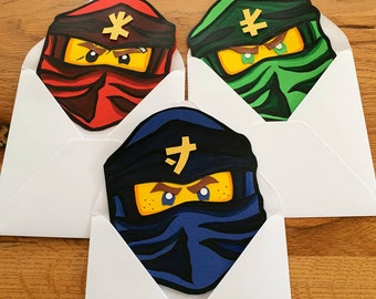 Ninjago Invitation Etsy France