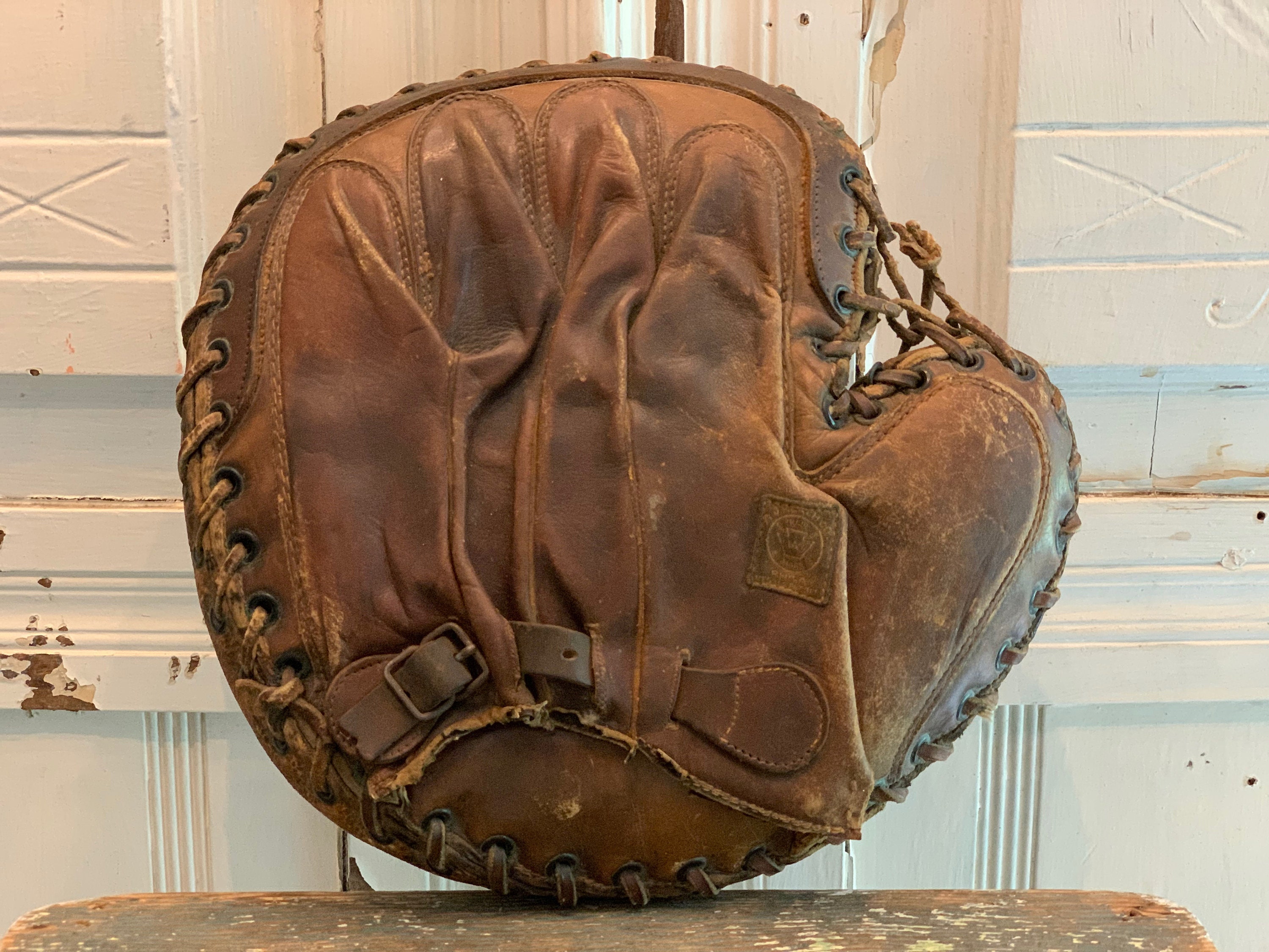 1910's Vintage Reach Baseball 1st Base Buckle Back Glove Etsy