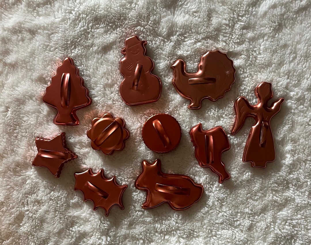 Tagliapasta Rame Vintage Edd Copper - Forma Angelo 8x8,5 Cm Con Manico, Per Biscotti E Decorazioni
