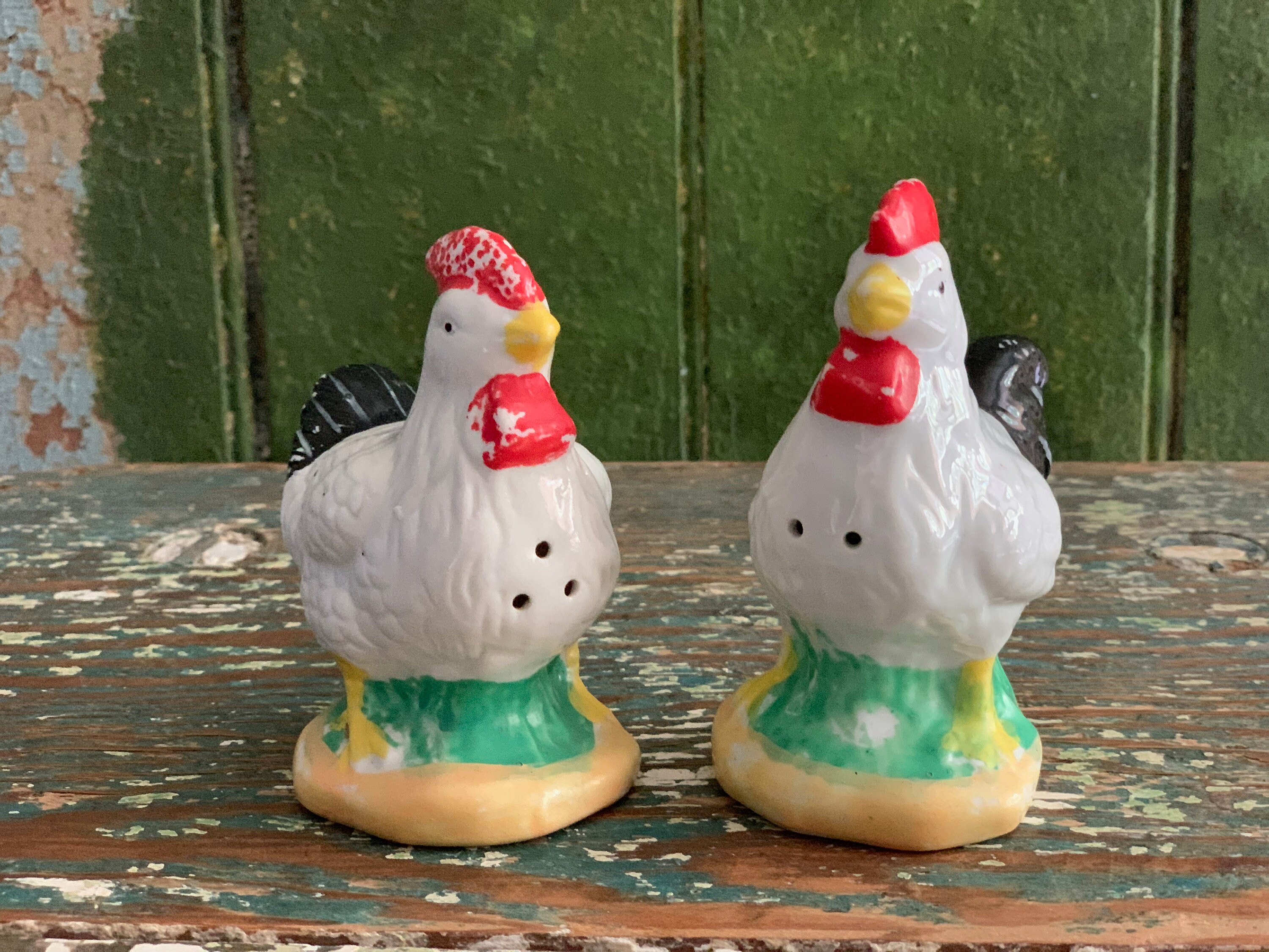 Sweet Chicken Salt & Pepper Shakers Etsy