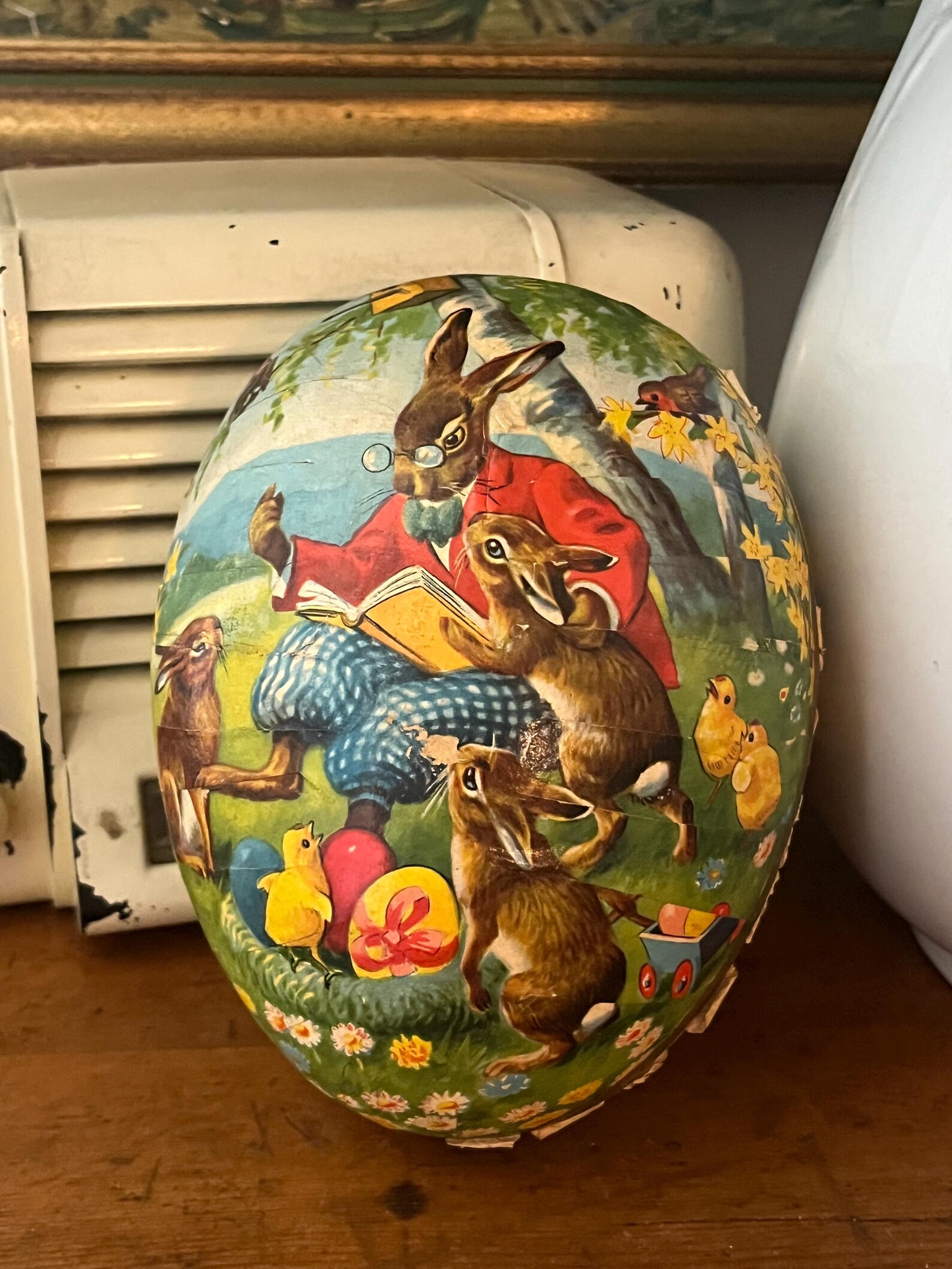Vintage Paper Mache' Egg, Made in Germany
