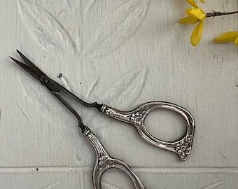 Antique Sterling Silver Handled J.E.B. and Co. Cuticle Scissors