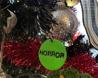 VHS Horror Sticker Ornament