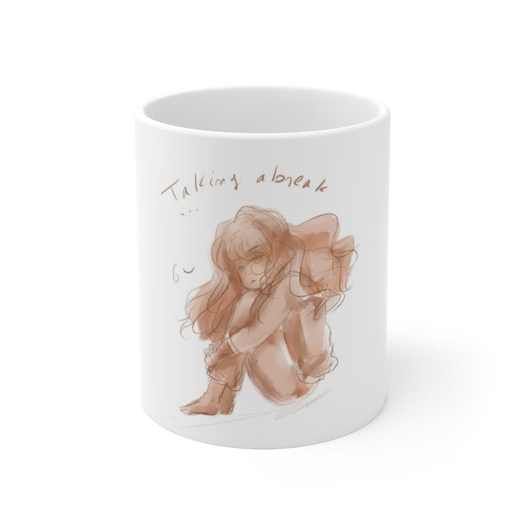 Manga , Art Anime Citation Émotionnel . Tasse en Céramique 11Oz