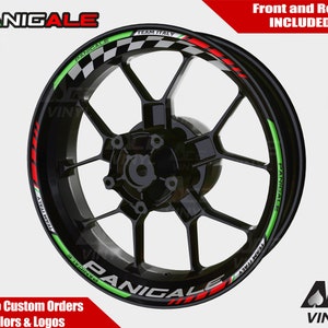 DUCATI Panigale S Wheel Decals Rim Stickers autoaufkleber Rim Tape Set Reflective