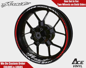 Honda Hornet Decals Racing Rim Stickers CB 600F Rim Tape Set CB600F Reflective autoaufkleber Fireblade