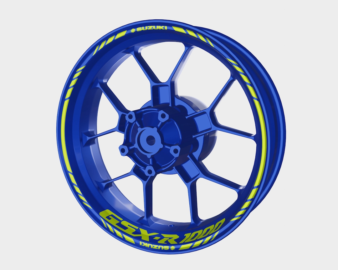 Amazon.com: Motorcycle Rim Stripes Decals 17inch Wheel