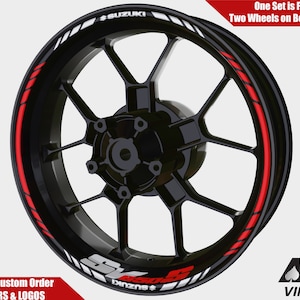 Suzuki SV650 S Wheel Decals Rim Stickers Rim Tape Set Reflective Vstrom Sv 650 GSF GSXF GSX  1300 Katana Autoaufkleber Adesivi Graphics 650s