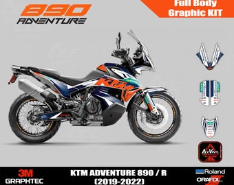 KTM 890 アドベンチャー R フルボディグラフィックセット ホイール