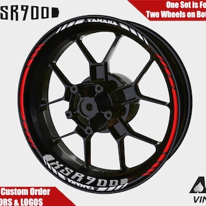 Yamaha Wheel XSR900 Decals Racing Rim Stickers YZF R7 Rim Tape Set Fazer Xj6 XsR 700 900 XJ6 Diversion Reflective autoaufkleber