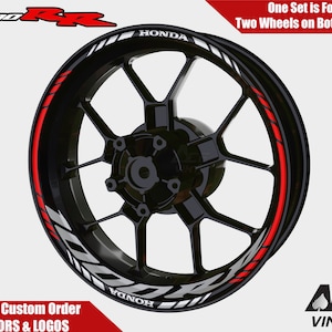 Honda CB650F Decals Racing Rim Stickers CB 650F Rim Tape Set