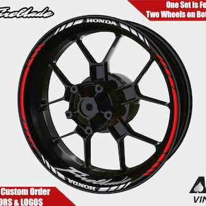 Honda CBR Fireblade Decals Racing Velg Stickers CBR1100xx 1000RR Velglint Set Reflecterende autoaufkleber Fireblade