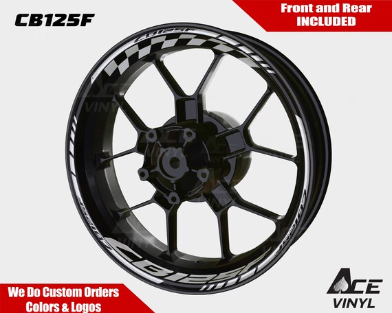 Honda Cb125f Wheel Decals Rim Stickers Cbr 125 CB 125 Rim