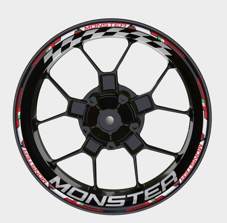 DUCATI MONSTER Wheel Decals Rim Stickers Autoaufkleber - Etsy