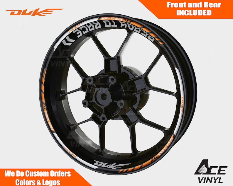 KTM Superduke 1290 Wheel Decals Rim Stickers Tape Set Etsy