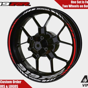 ホンダ CBR919RR デカール レーシング リム ステッカー CBR 919RR リム テープ セット CBR 900 919 929 954 反射オートバイ ブレーキ クラッチ