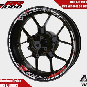 BMW S1000RR Wheel Decals Set S1KRR Sticker Rim Set S 1000RR autoaufkleberMotorrad