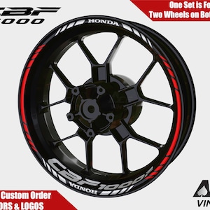 Honda CBF1000F Decals Racing Rim Stickers CBF 1000F Rim Tape Set CBF 1000 919 929 954 F Reflective autoaufkleber Fireblade