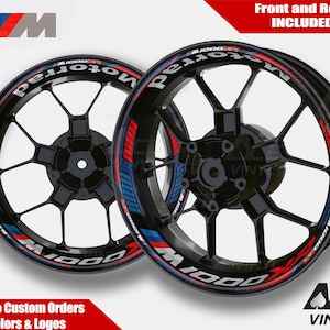 BMW M1000XR Kit d'autocollants pour jantes S1KXR Kit d'autocollants pour jantes M 1000XR Autoaufkleber Motorrad