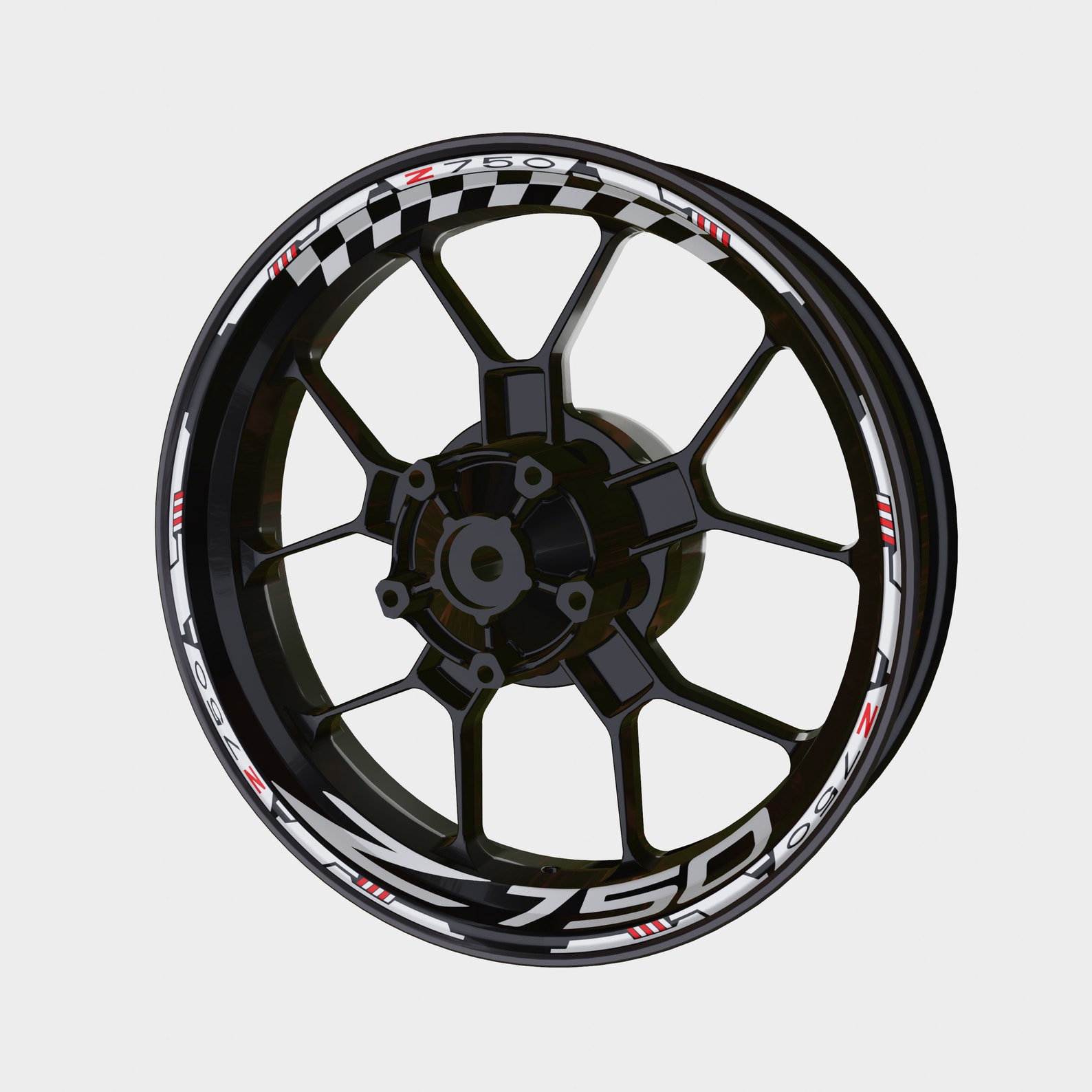 Kawasaki Z750 Wheel Decals Rim Stickers ZX10R Rim Tape Set Z Etsy