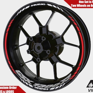 Suzuki GsX-1300R Hayabusa Wheel Decals Rim Stickers Rim Tape Set Reflective GSXF GSF GSX B-King 1300 Autoaufkleber Adesivi Graphics
