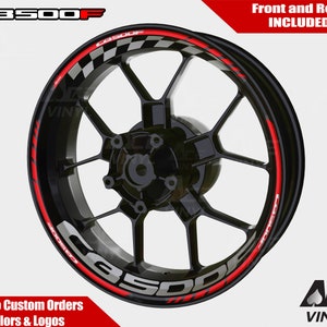 Adesivi per cerchi Honda CB500F Adesivi per cerchi CB 500F 500X 125F CBR 250 250R Set di nastri per cerchi riflettenti Adesivi per auto Adesivi riflettenti