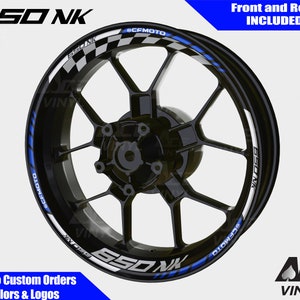 CF Moto 650NK Wheel Decals Rim Stickers 650 NK Rim Tape Set Reflective NK 650 Autoaufkleber Reflective Adesivi Graphics CFMoto