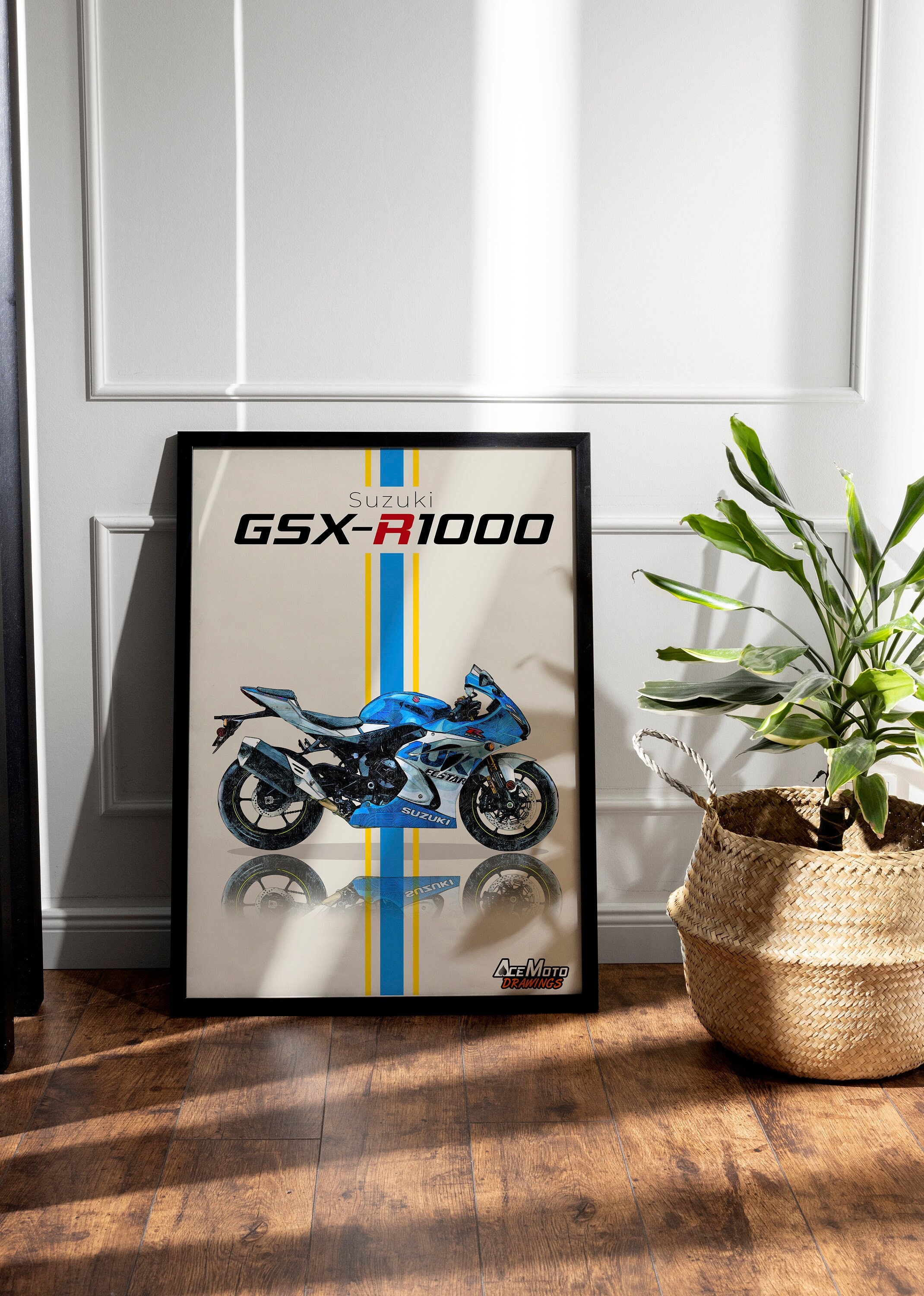 Suzuki GSXR 1000 - 100th Anniversary 2021 | Motorcycle Poster