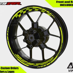 Honda CBR929RR wielstickers velgstickers cbr Fireblade 919 900 RR 929RR velglintset F reflecterend Auto-accessoires reflecterend