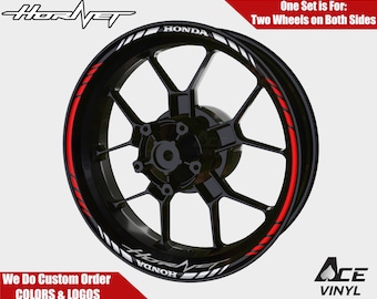 Honda Hornet Decals Racing Rim Stickers CB 600F Rim Tape Set CB600F Reflective autoaufkleber Fireblade
