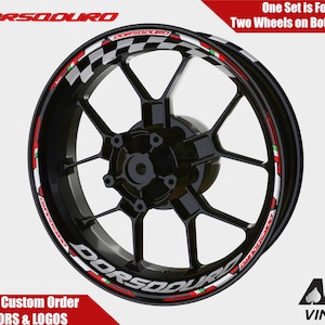 Aprilia Dorsoduro Wheel Stickers  Rim Tape Stripes Decals Graphics liserets Felgenaufkleber Autocollants de jante Rim Stickers RSV Racing