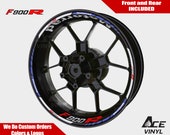 Reflektierende Motorrad-Felgenaufkleber Für Yamaha YZF R7 2022 - 4-seitiges Set