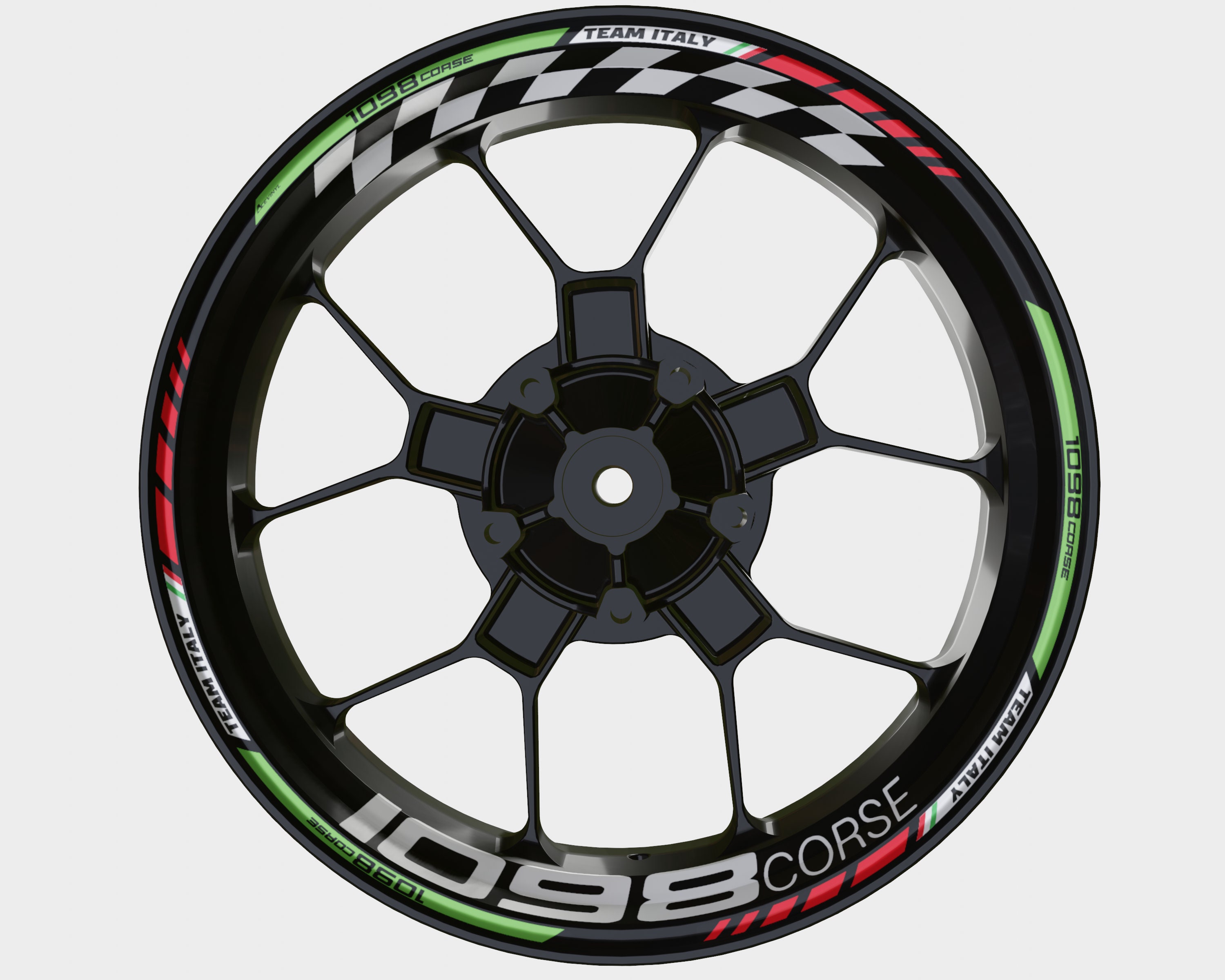 1098 Sticker Ducati 1098 Corse Wheel Decals Rim Stickers Panigale Corse 848 Evo 899 ...